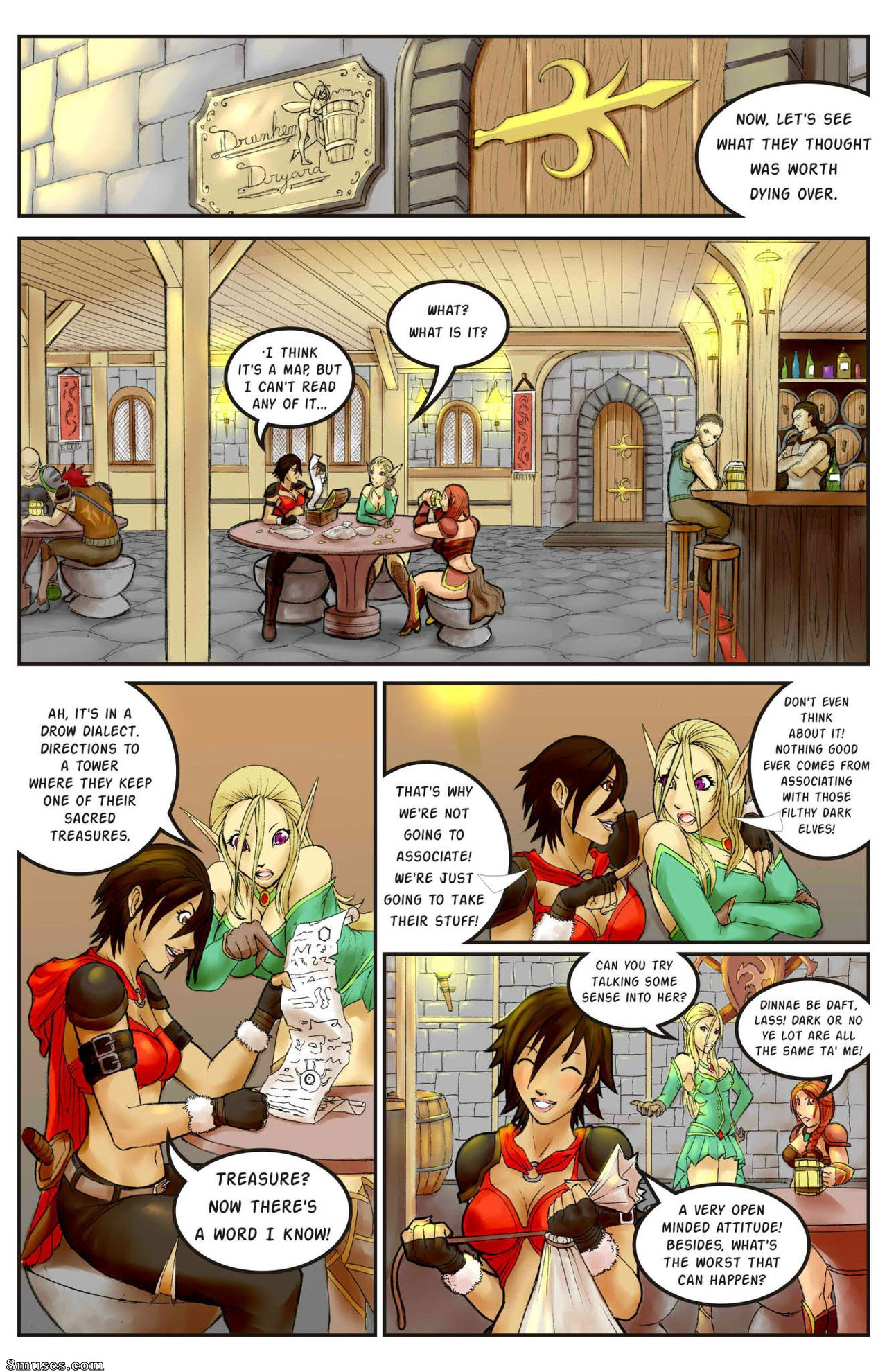 BE Story Club Comics - Dungeons and D Cups - Page 4
