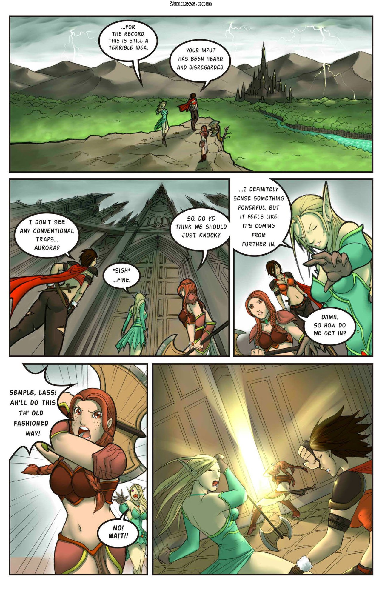 BE Story Club Comics - Dungeons and D Cups - Page 5
