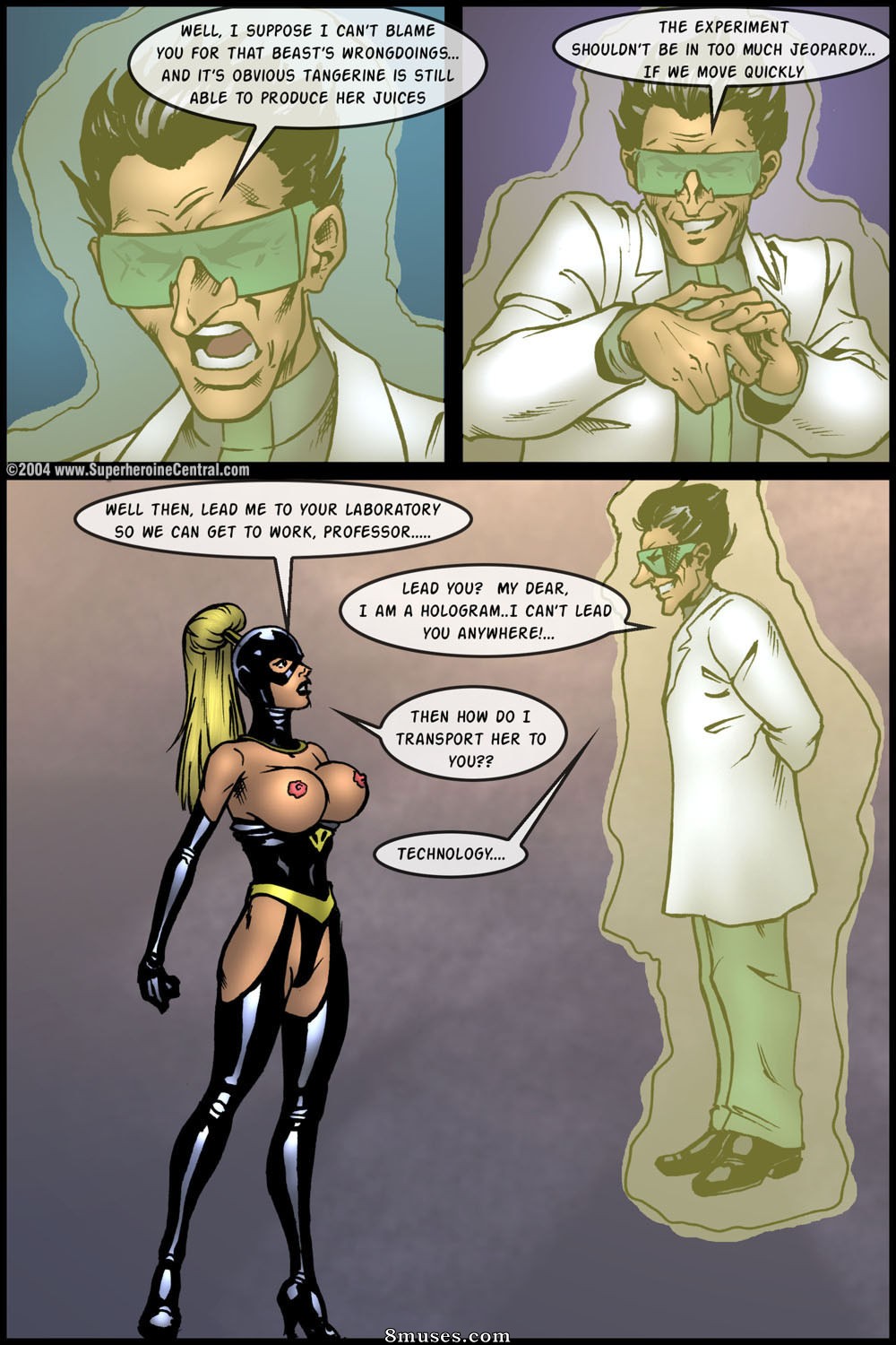 Superheroine Central Comics - Raposa tangerina - Página 54