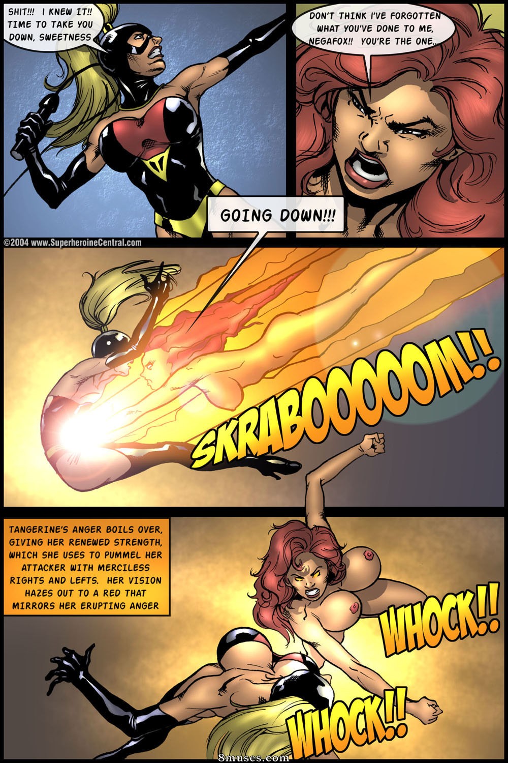 Superheroine Central Comics - Raposa tangerina - Página 32