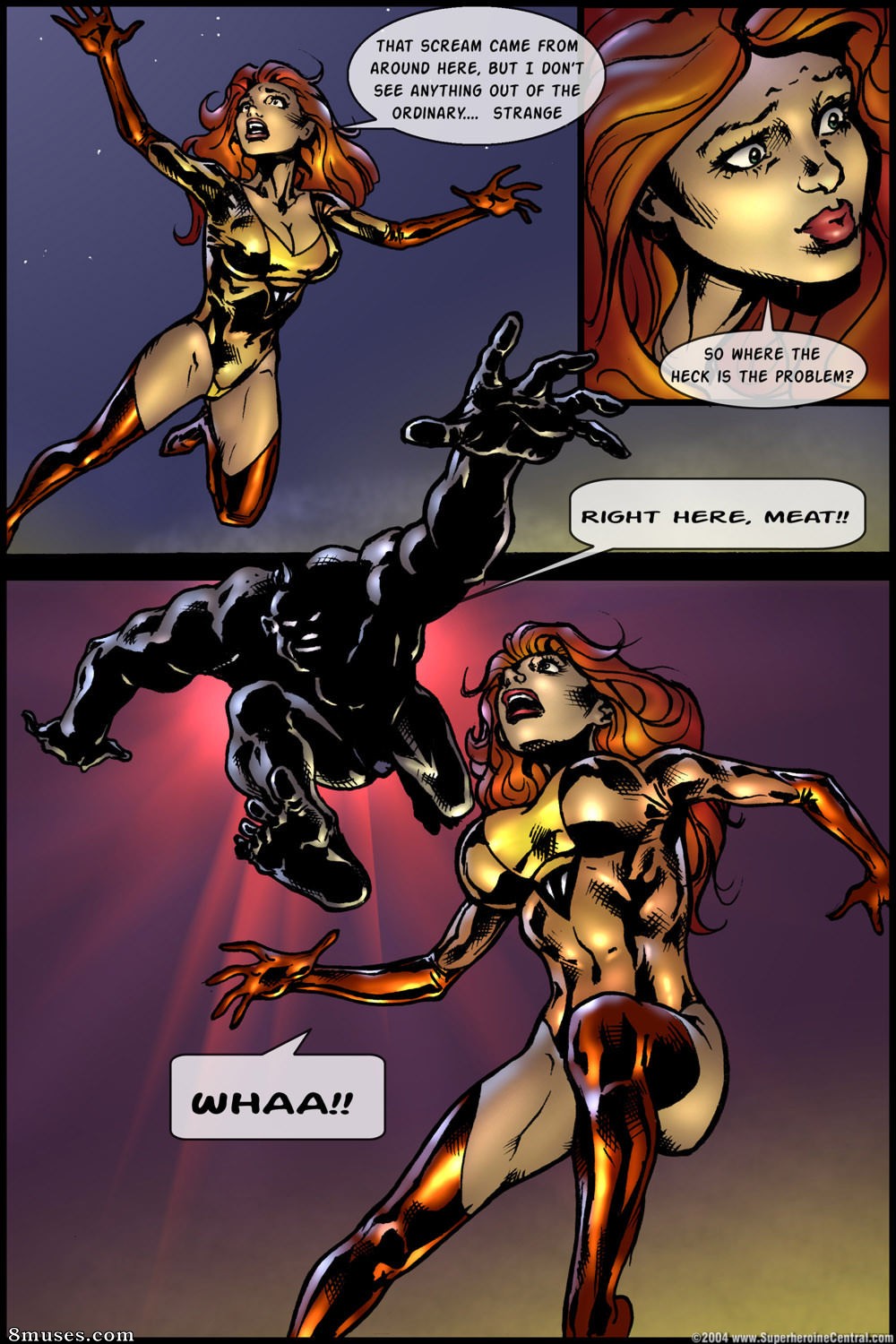 Superheroine Central Comics - Raposa tangerina - Página 4