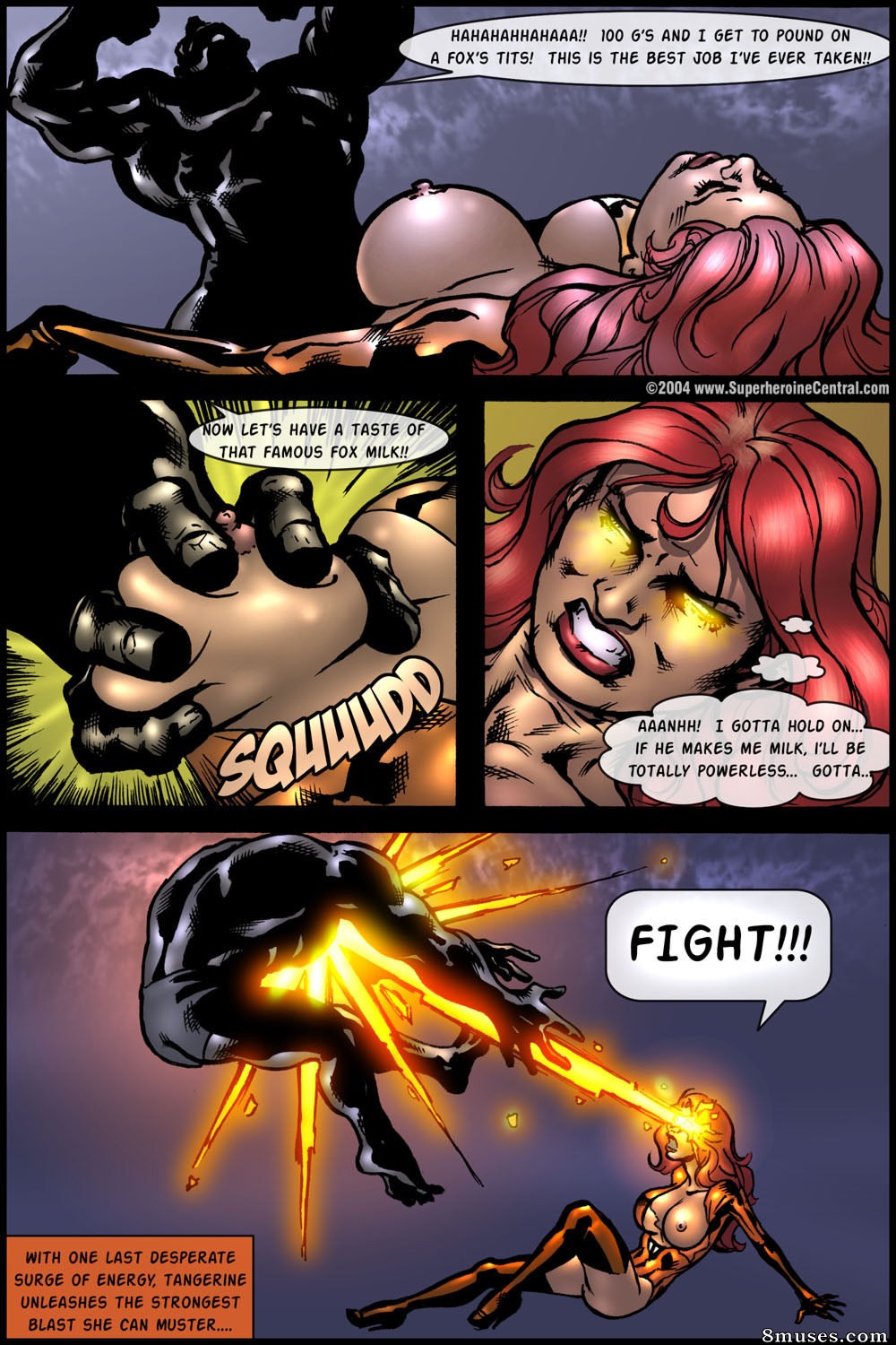 Superheroine Central Comics - Raposa tangerina - Página 10