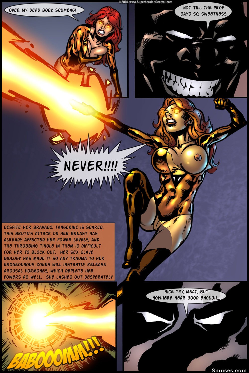 Superheroine Central Comics - Raposa tangerina - Página 8