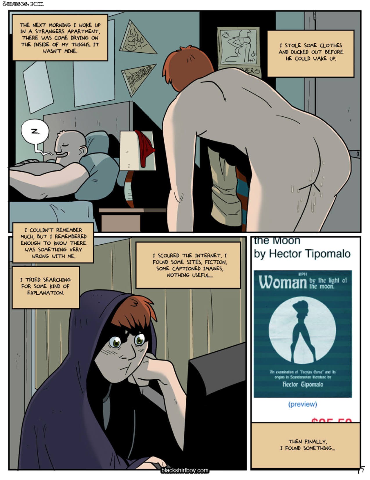 Blackshirtboy Comics - Mulheres à luz da lua - Página 8
