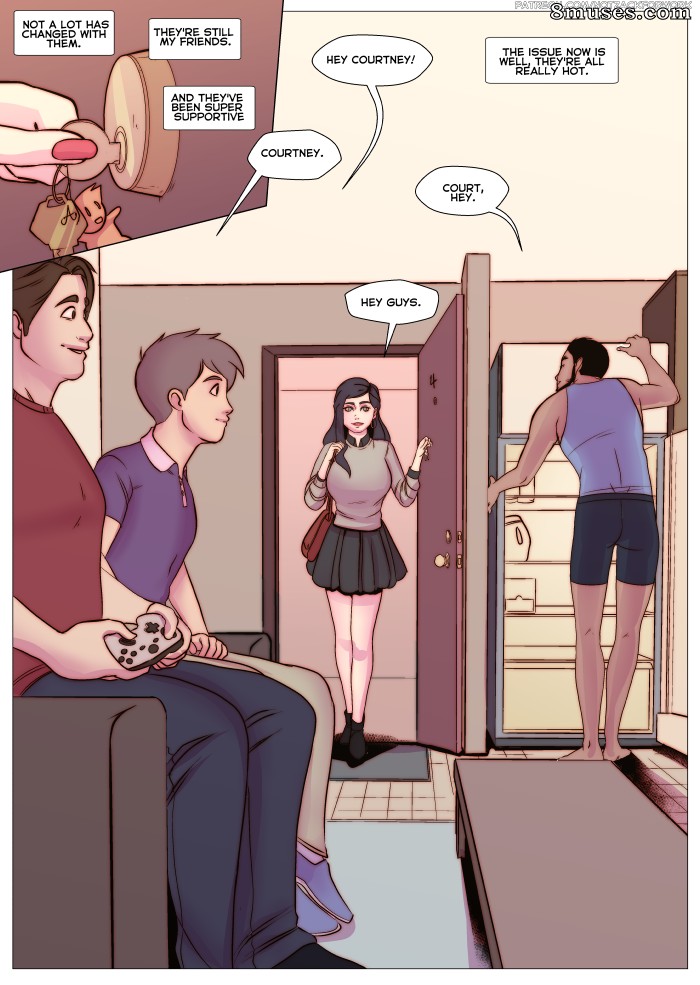 NotZackForWork Comics - Courtney y sus compañeras de habitación - Página 3