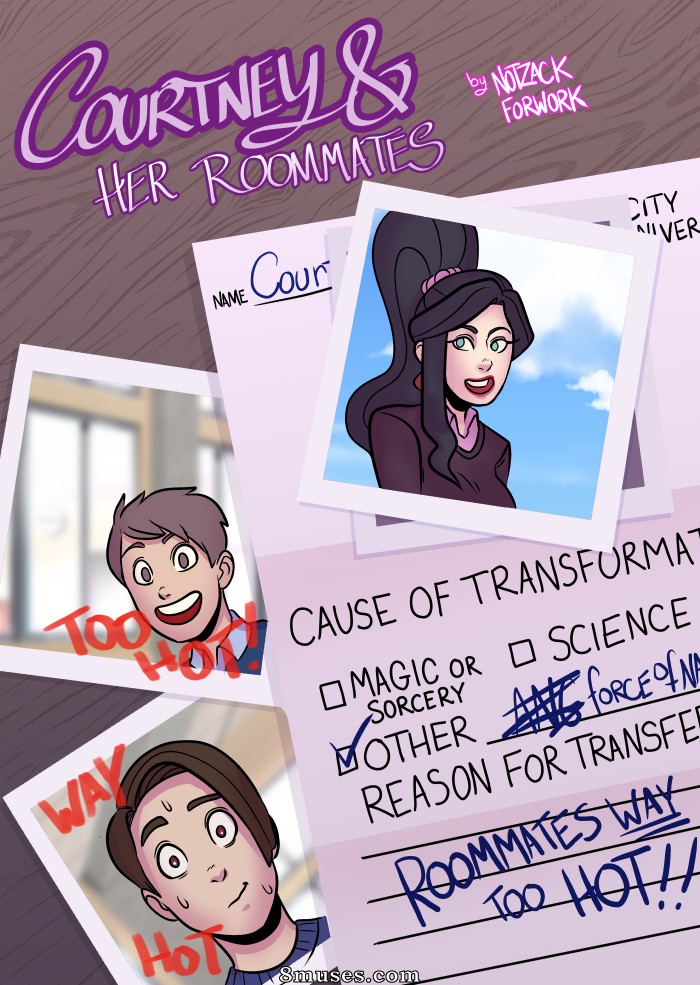 NotZackForWork Comics - Courtney y sus compañeras de habitación - Página 1