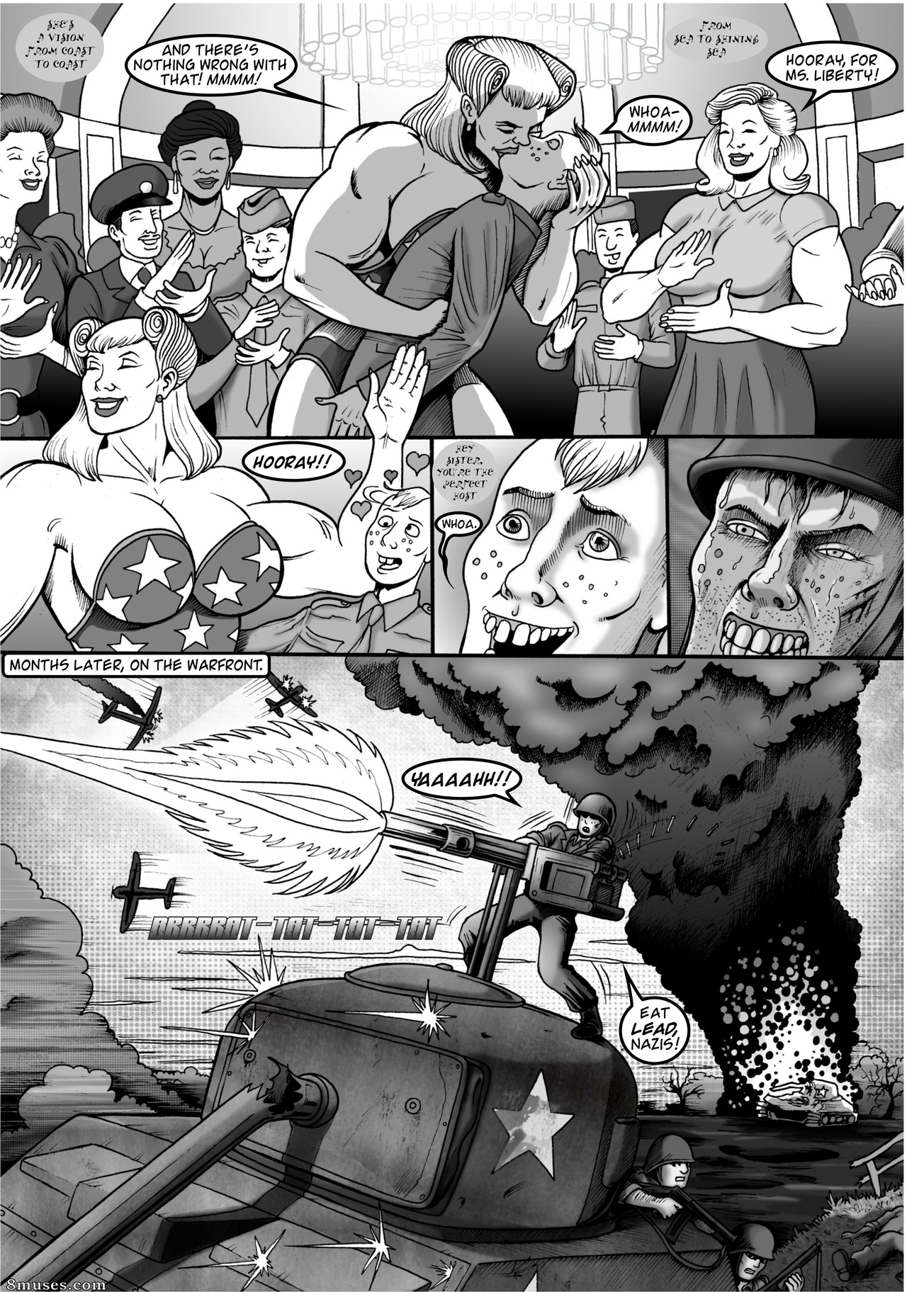 Manic Comics - Sra. Libertad Amor y Guerra - Página 9