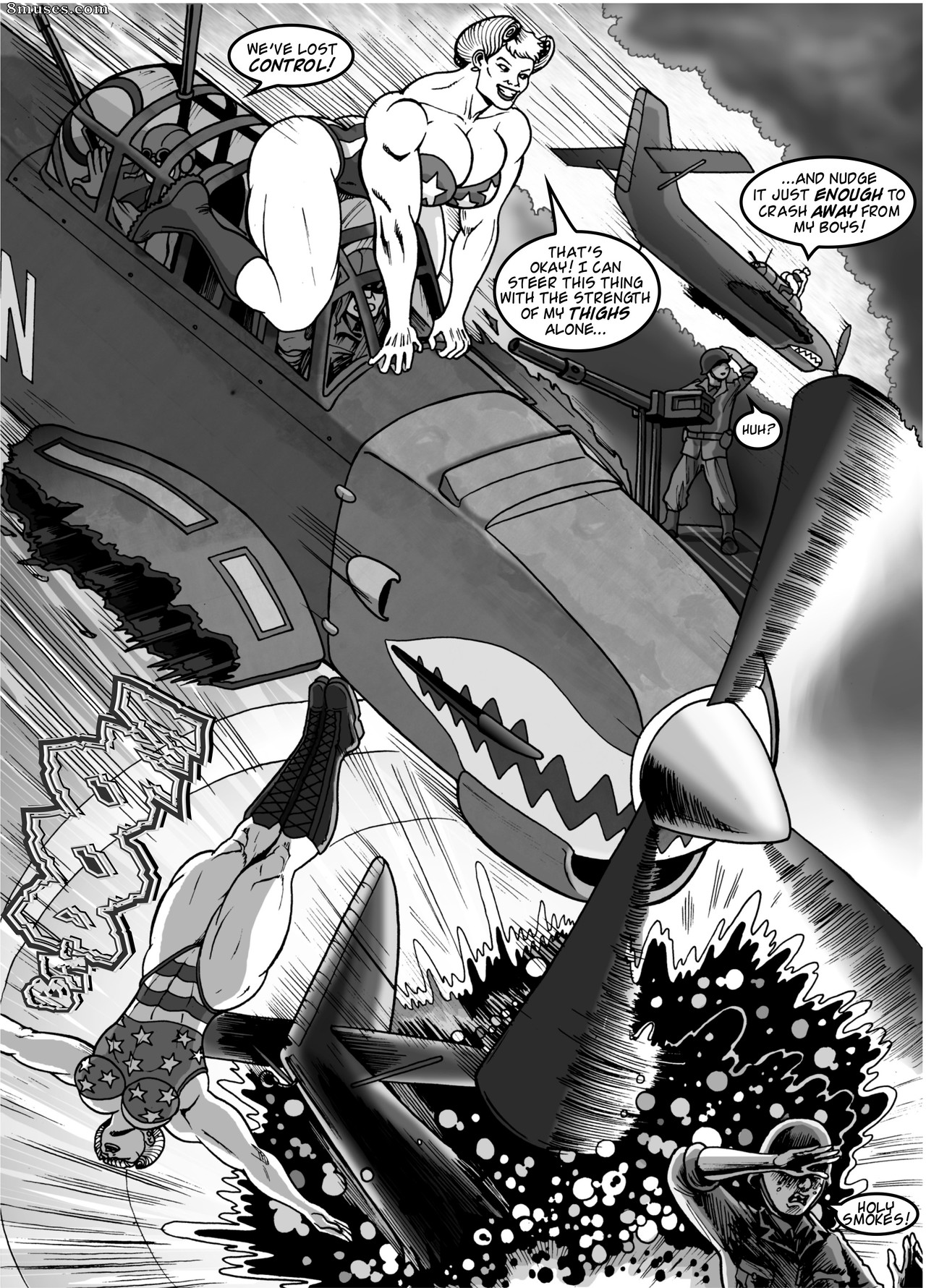 Manic Comics - Amor e guerra da Sra. Liberdade - Página 12