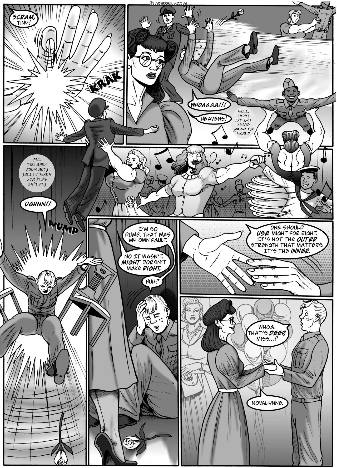 Manic Comics - Amor e guerra da Sra. Liberdade - Página 4