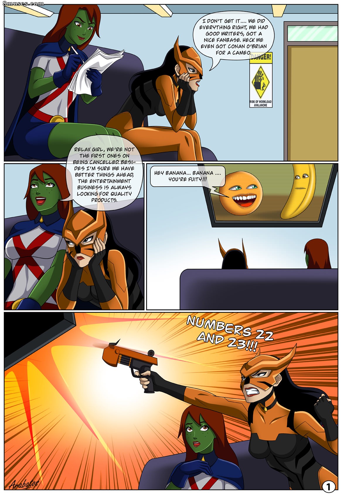 Quadrinhos - Heroínas de baixa classe - Página 1