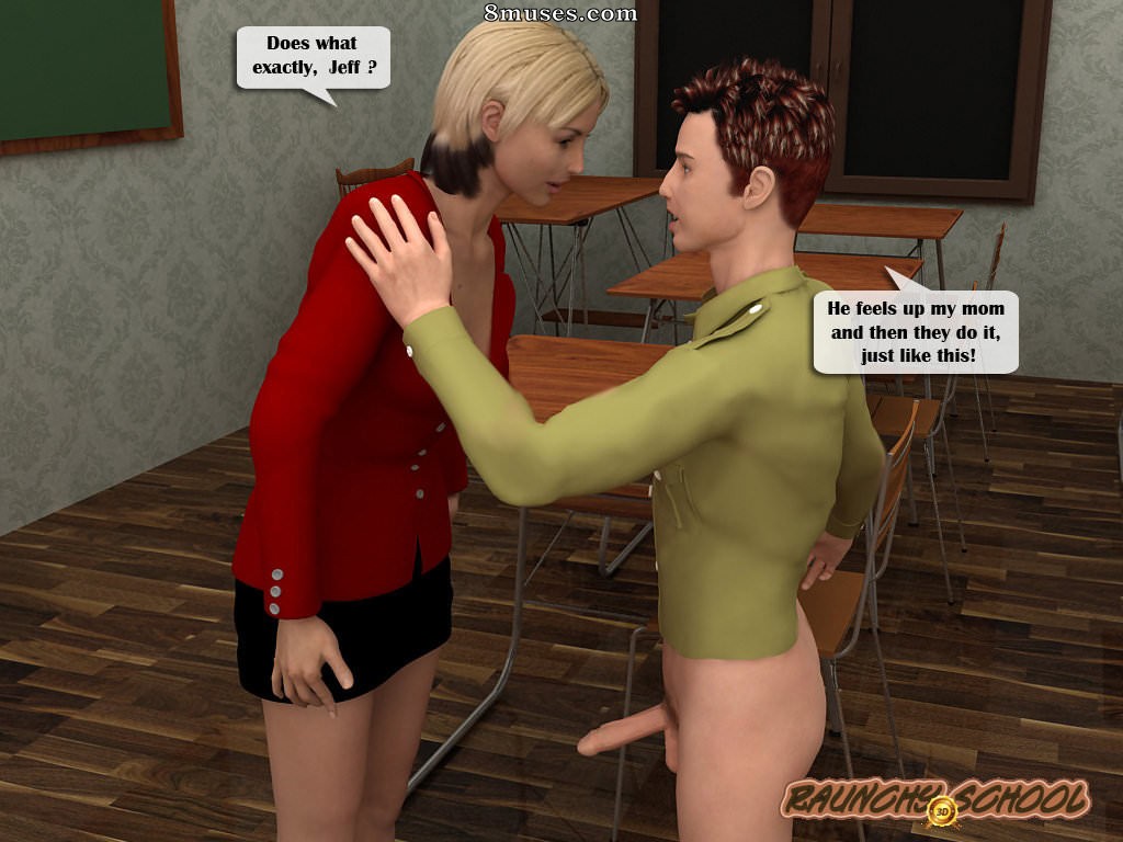 RaunchySchool3D Comics - Un professeur encule un mauvais garçon et laisse un autre se joindre - Page 6