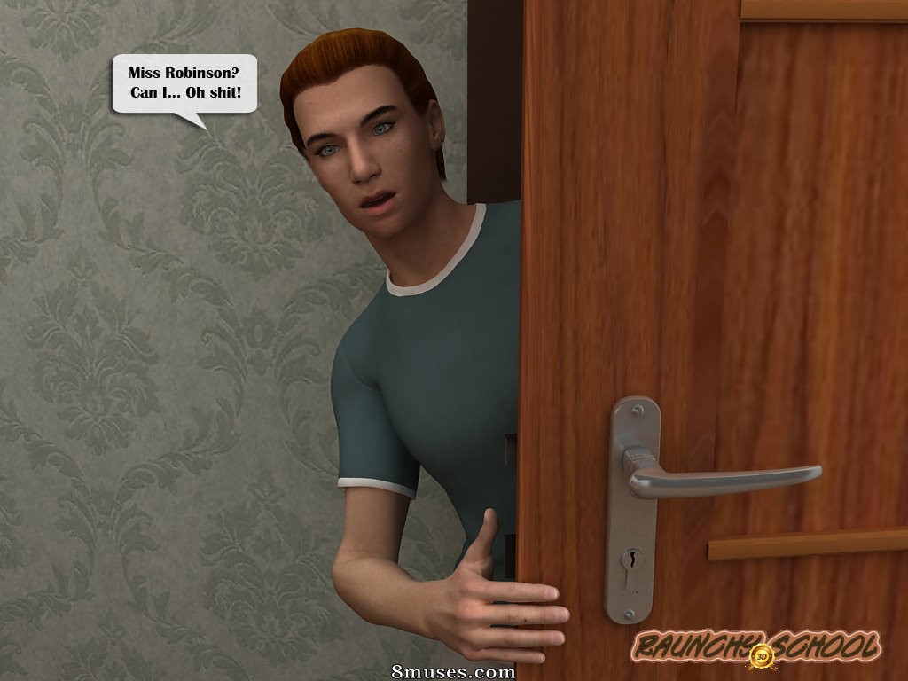 RaunchySchool3D Comics - Teacher Humps a Bad Boy and Lets Another Join - Page 9