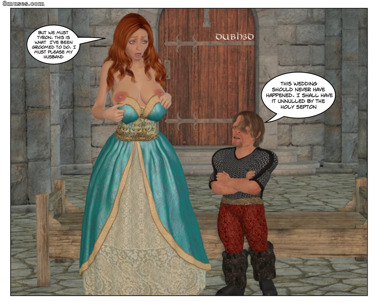 Dubh3d-Dubhgilla Comics - Consumação de Sansa e Tyron - Página 2