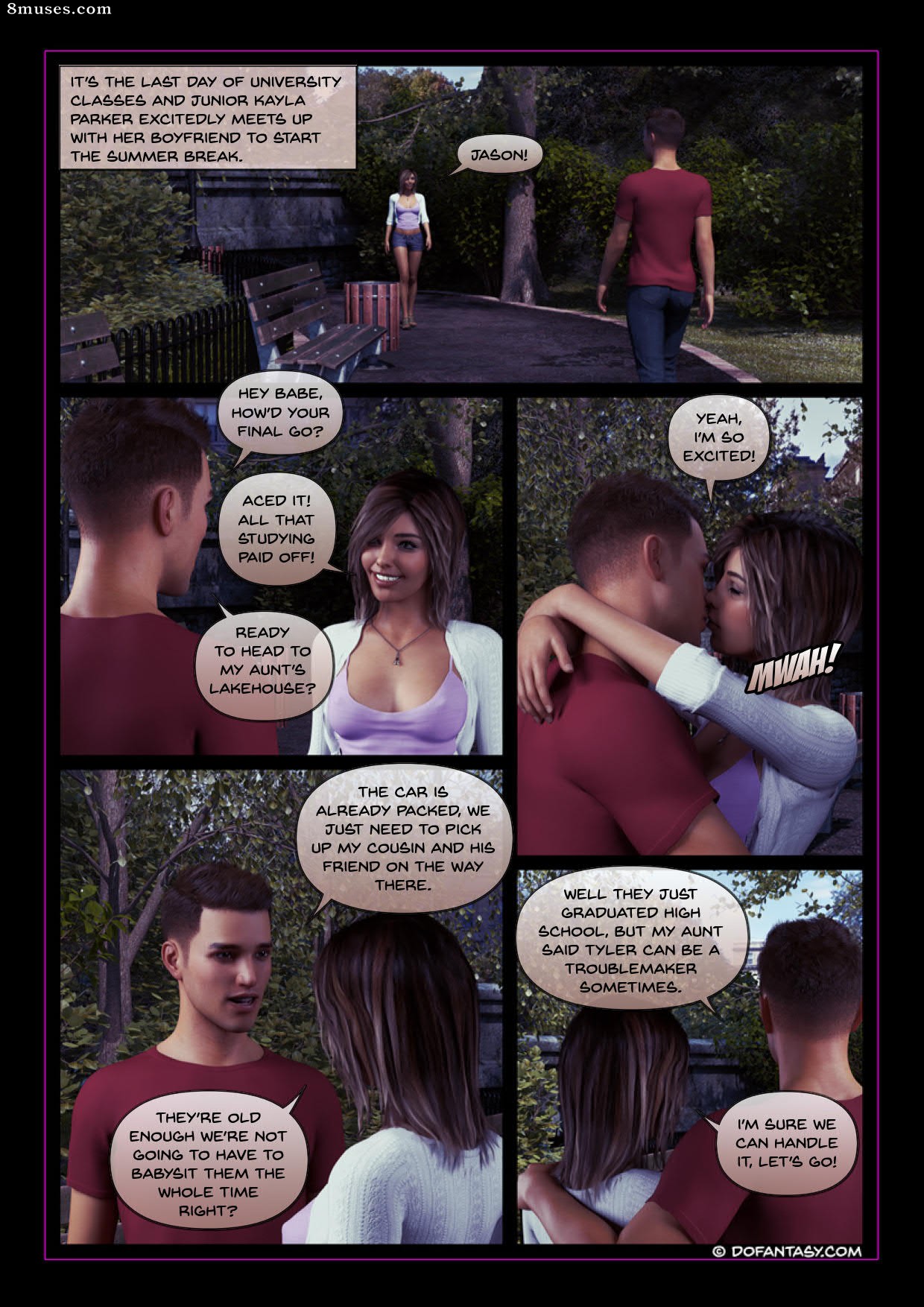 501-600 - Fansadox 505 - Kayla's Summer Break 1 - Losing Control - Hawke - Page 4