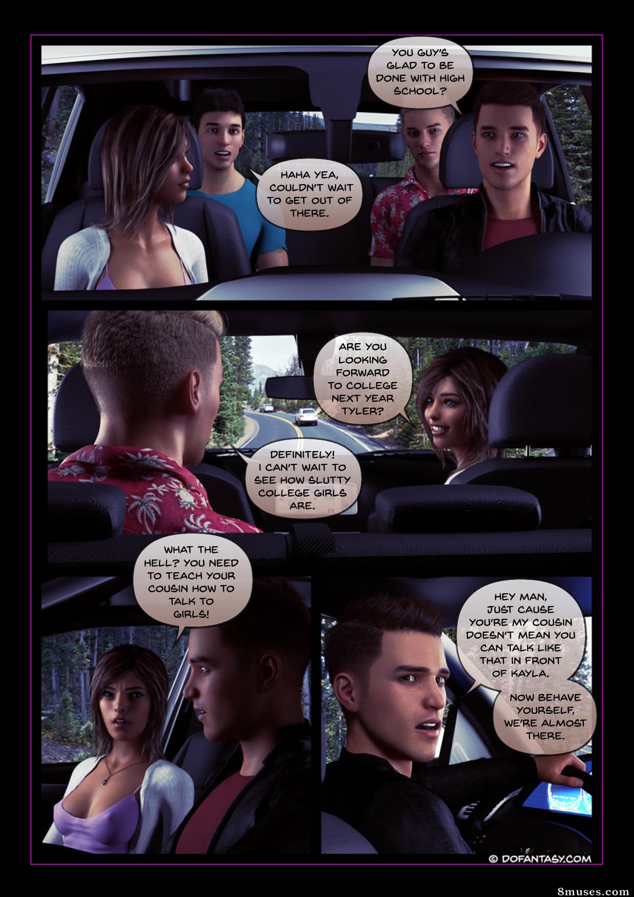 501-600 - Fansadox 505 - Kayla's Summer Break 1 - Losing Control - Hawke - Page 5