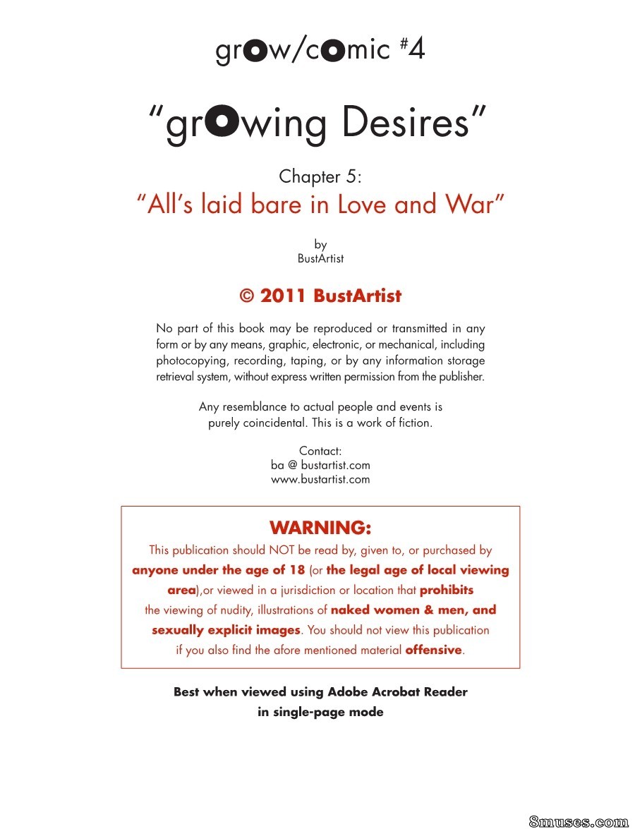 Volume 4 - grOwing Desires - Issue 5 - All's laid bare in Love and War - Page 3