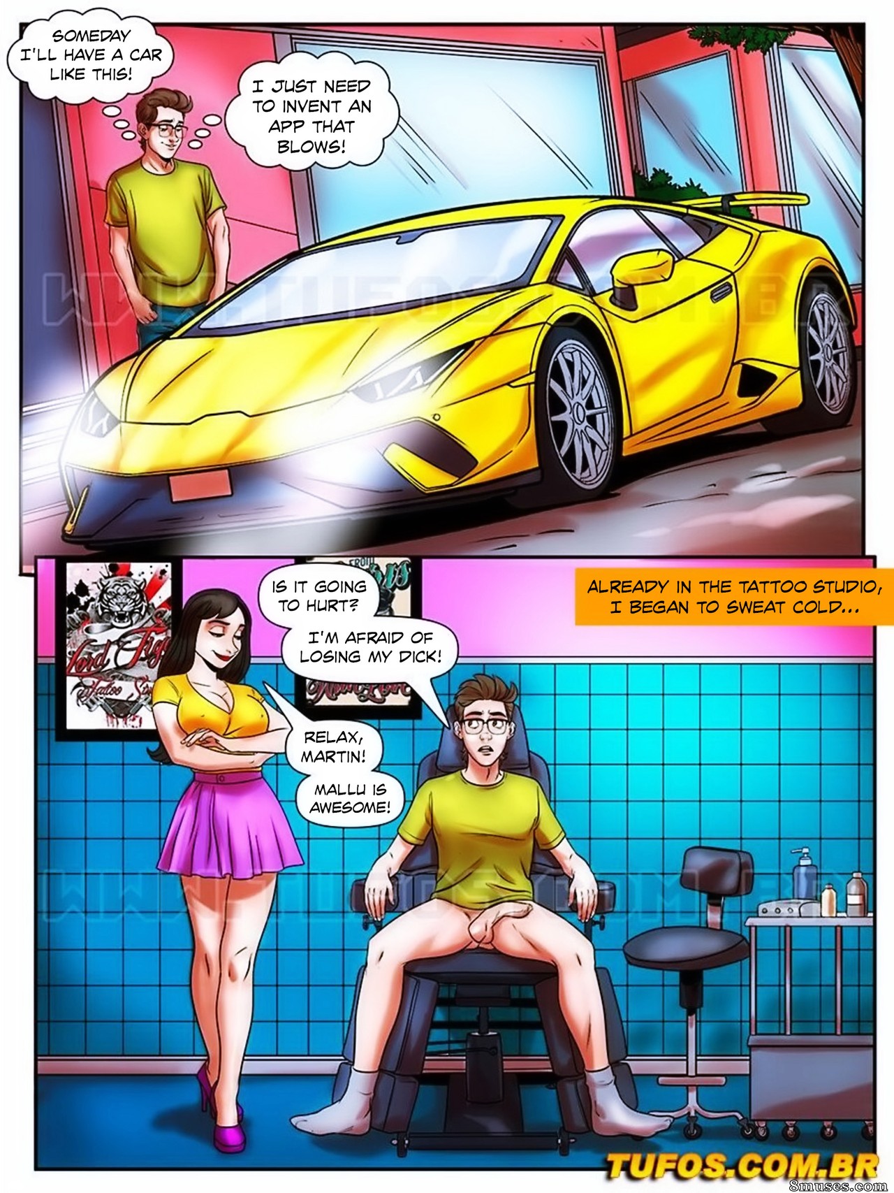 O Nerd Comedor - The Nerd Stallion - English - Issue 30 - Tattoo on the dick - Page 3