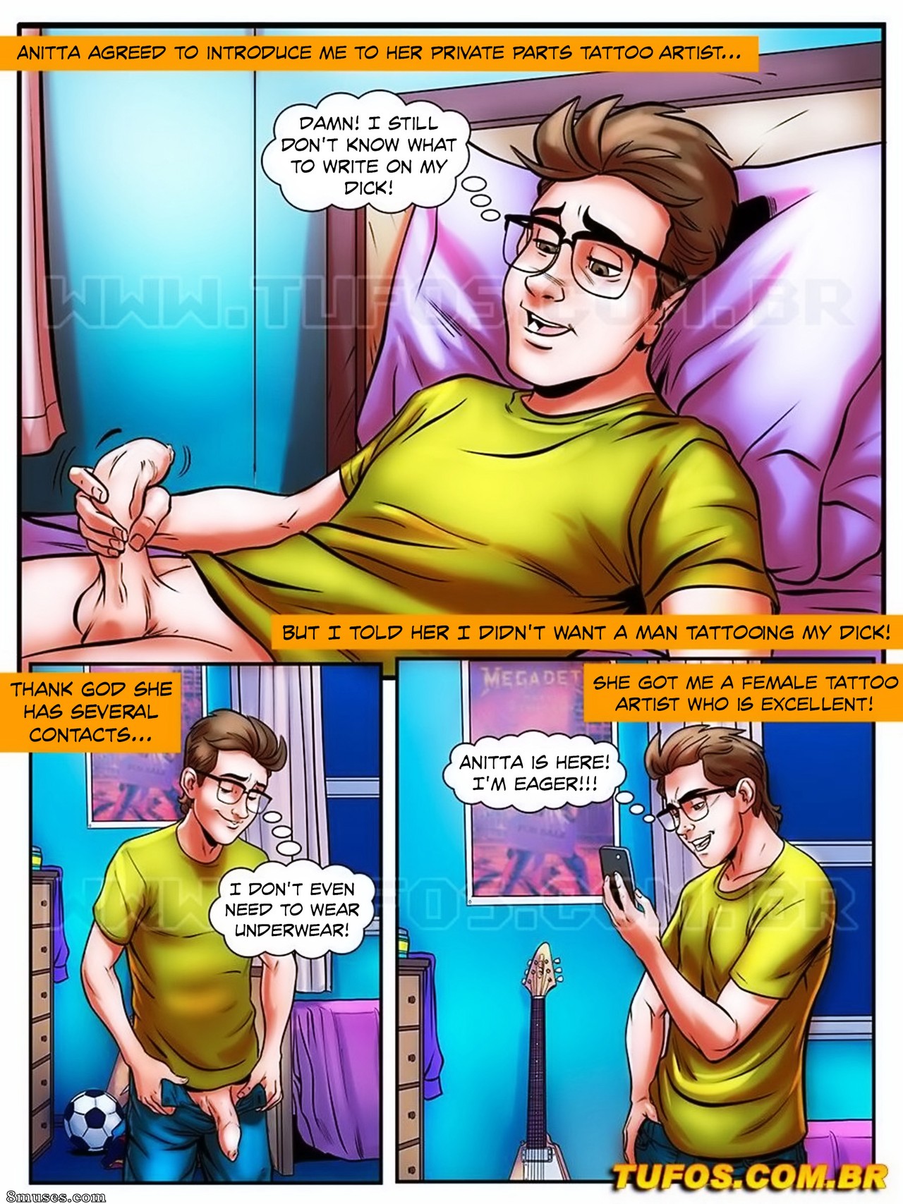 O Nerd Comedor - The Nerd Stallion - English - Issue 30 - Tattoo on the dick - Page 2