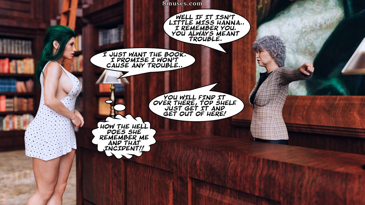 Hanna redescobre a biblioteca - Texto - Página 4