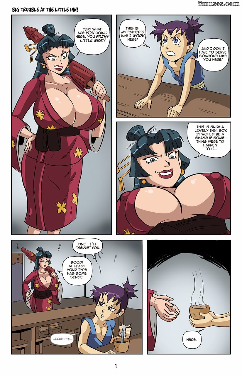 Glassfish Comics - Big Trouble at the Little Inn - Page 1