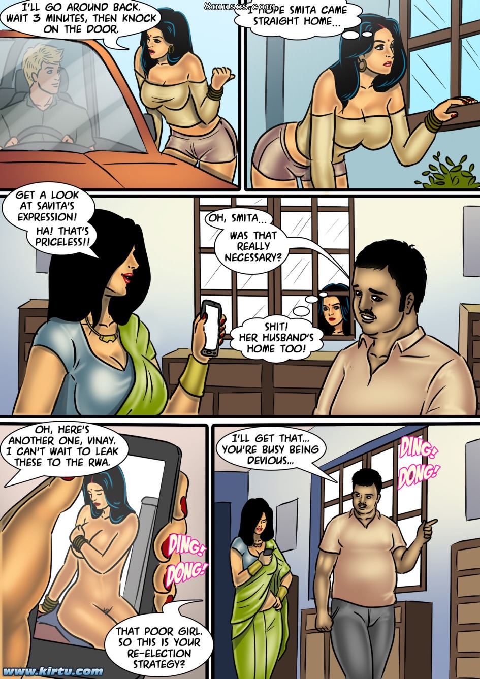 Kirtu.com Comics - Savita Bhabhi - Episode 64 - The Candidate - Solidifying Report - Page 10