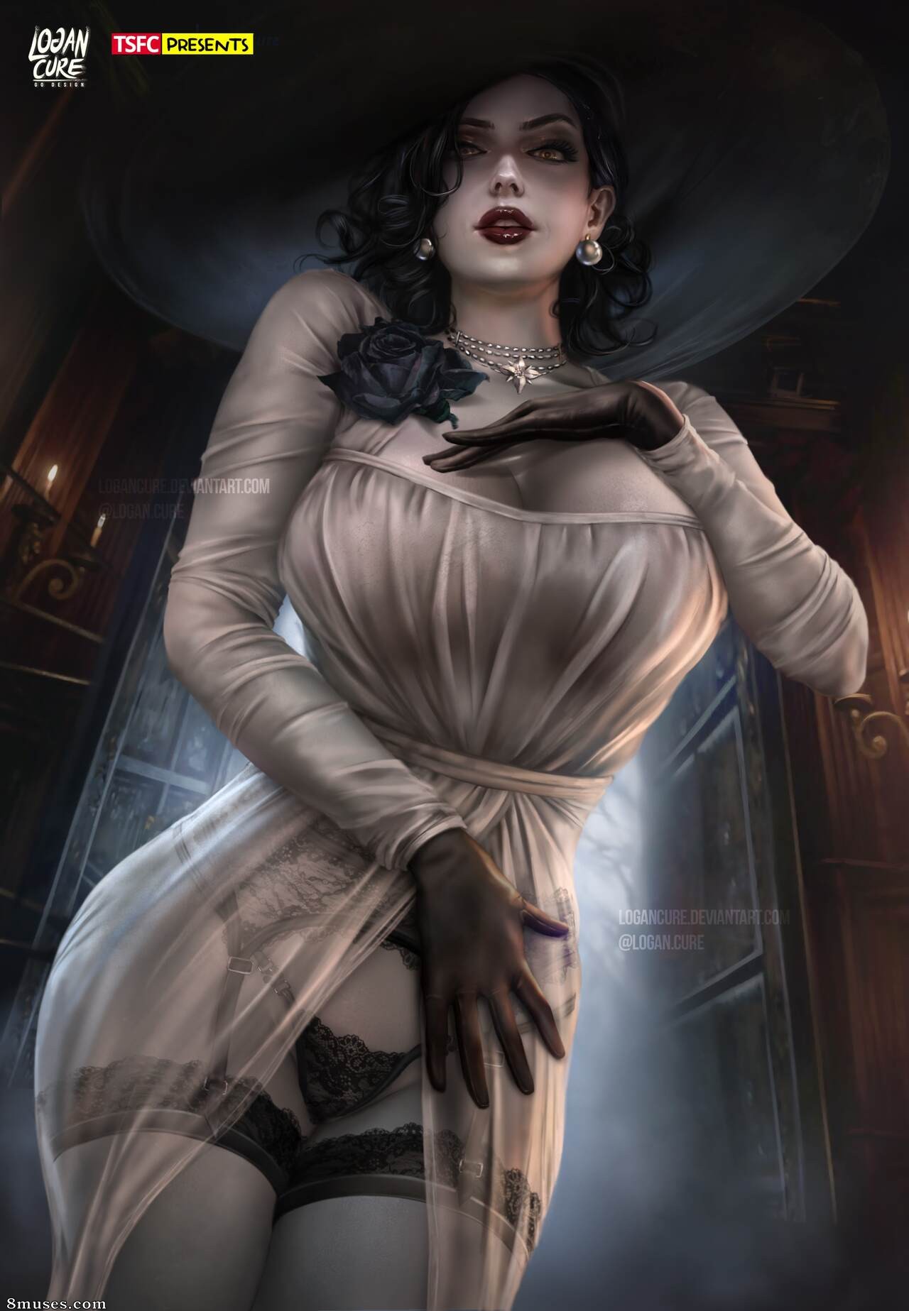 TSFC Comics - Troca de corpo da Lady Dimitrescu (Resident Evil) - Página 1