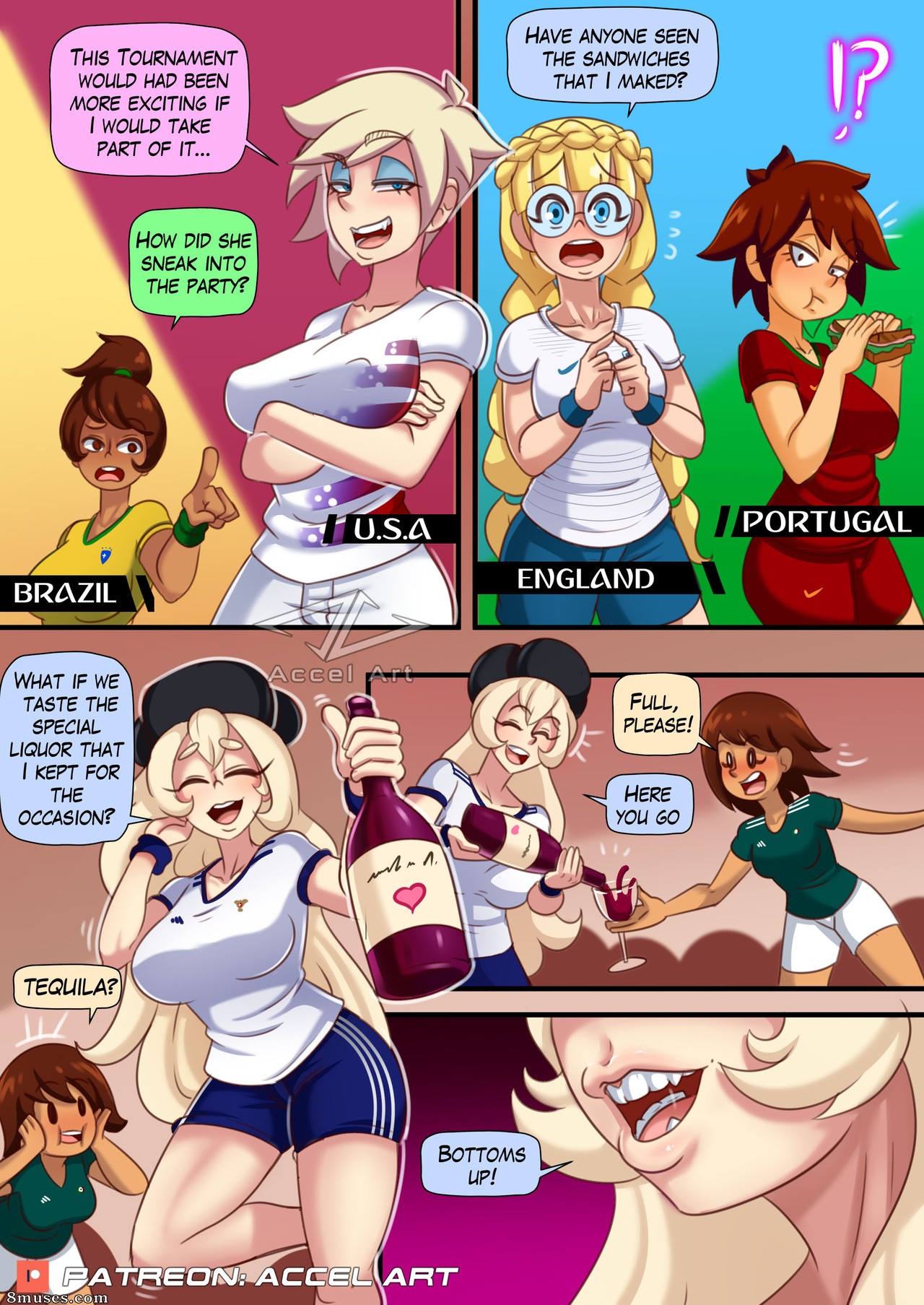 Accel Art Comics - World Cup Girls - Page 5