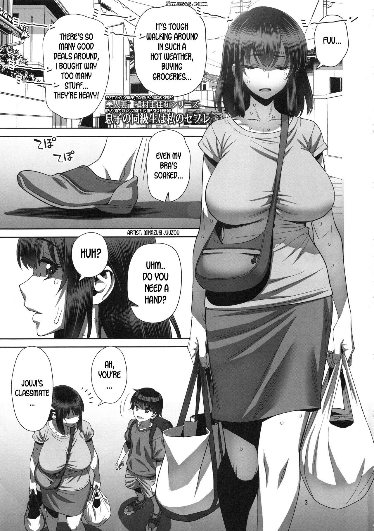 Page 2 Hentai-and-Manga-English/Minazuki-Juuzou/Musuko-no-Doukyuusei-wa-Watashi-no-SeFri 8muses picture