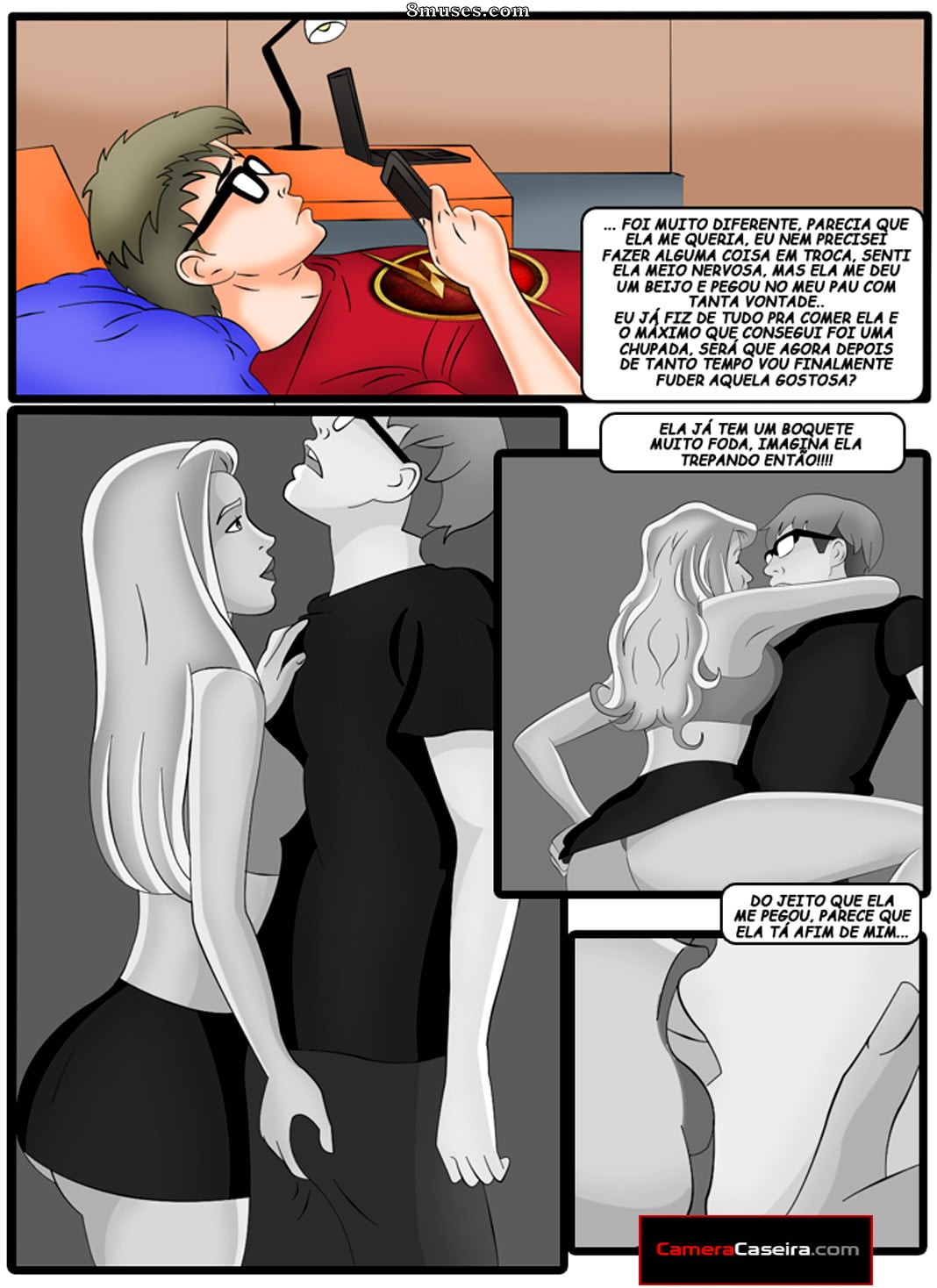 Negros Tarados e Dotados - 11 A Patricinha e o Porteiro 7 - Page 2