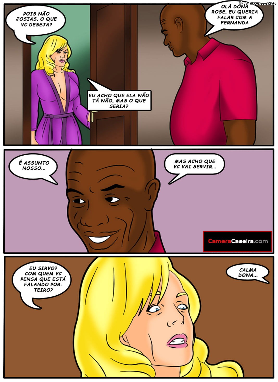Negros Tarados e Dotados - 11 A Patricinha e o Porteiro 7 - Page 9