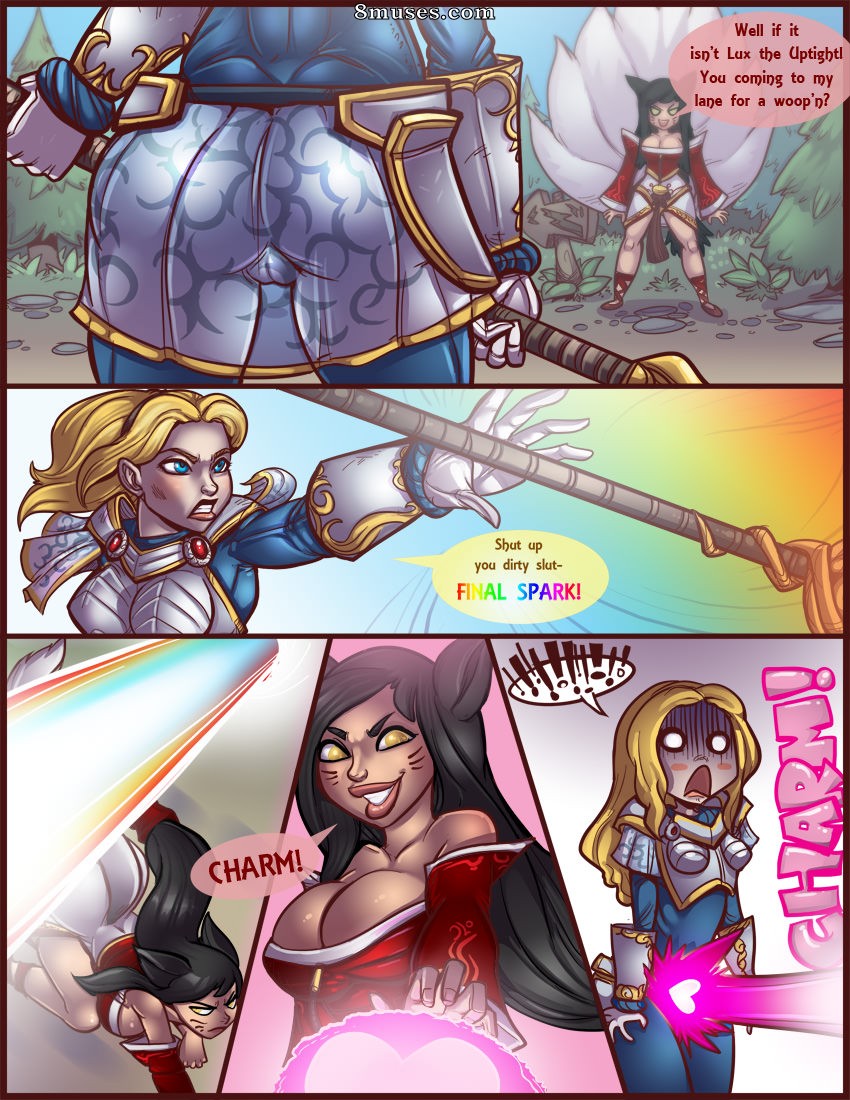 Shia Comics - League of Legends -  Luxs Lane Dont Swing That Way - Page 1