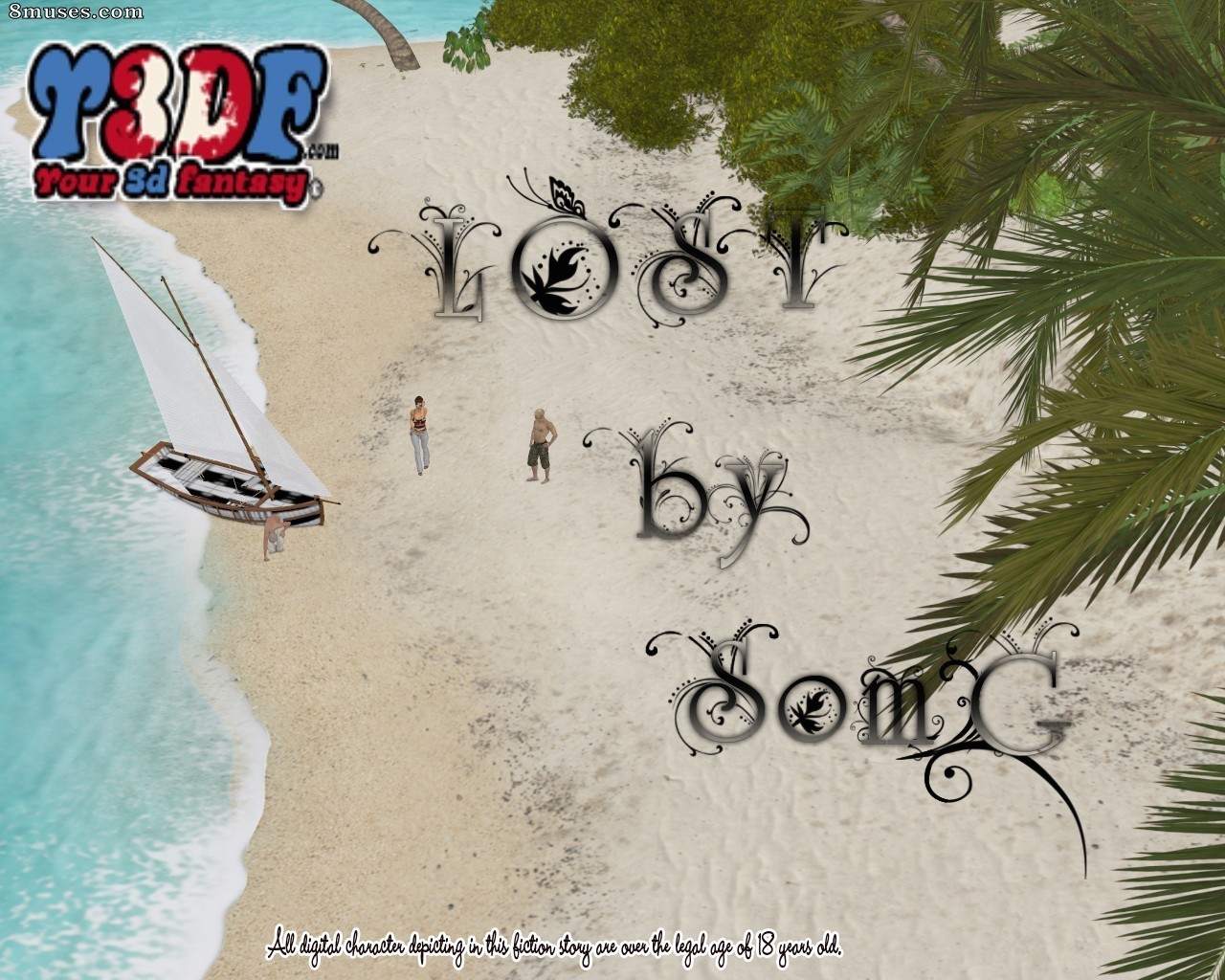Y3DF - Your3DFantasy.com Comics - Perdido - Página 1