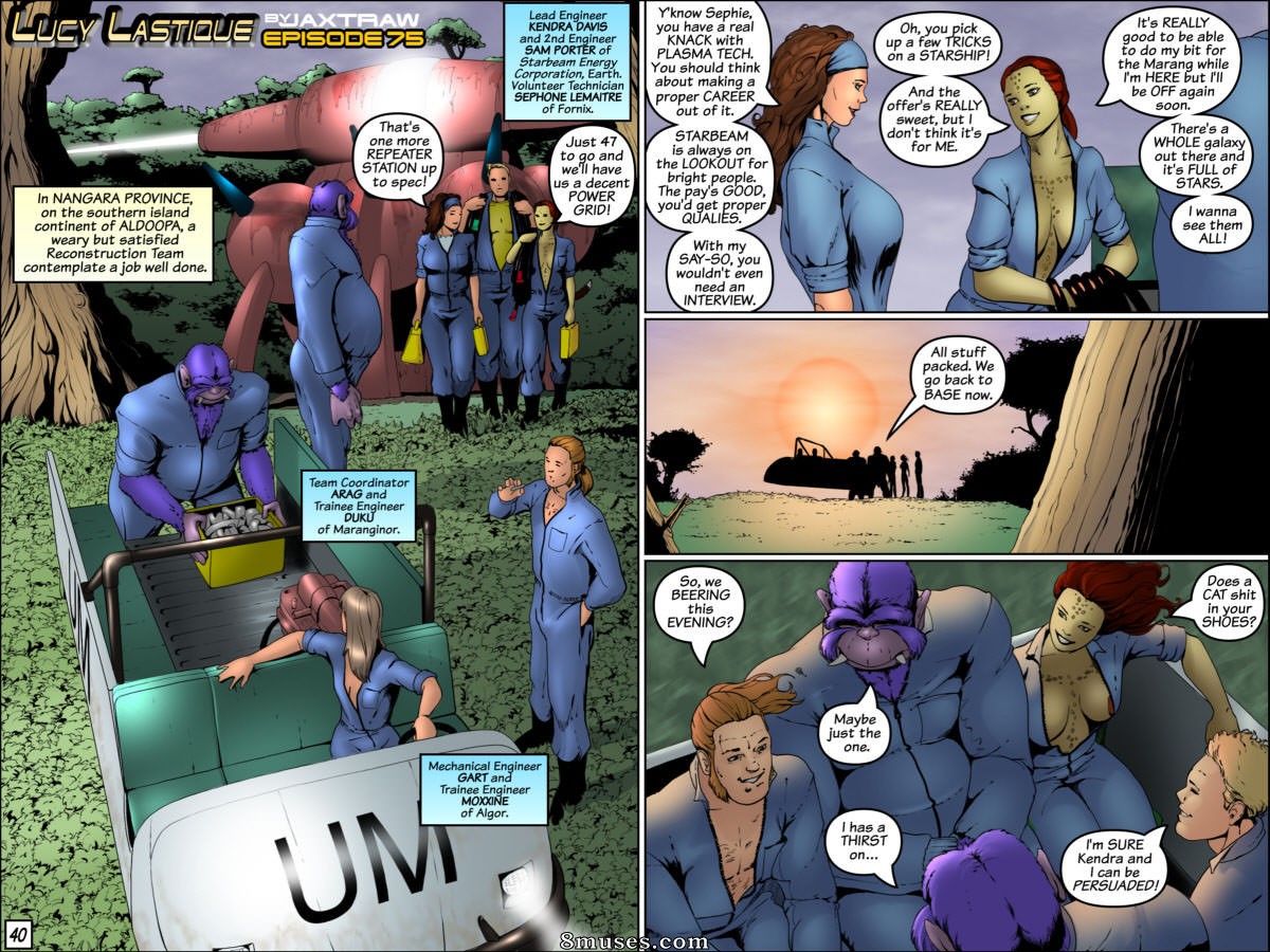 Jaxtraw Studios Comics - Lucy Lastique - 13 - Nouveaux débuts - Page 46