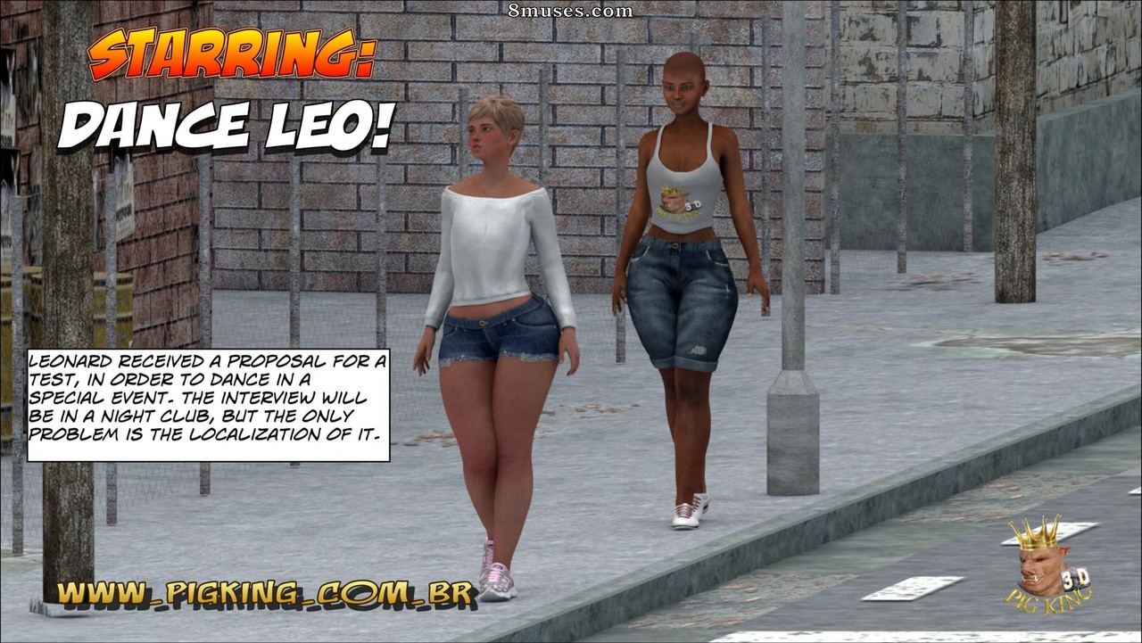 PigKing - CrazyDad Comics - Dança Leo - Página 1