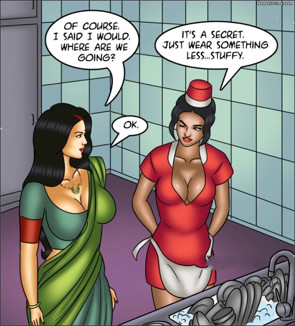 Kirtu.com Comics - Savita Bhabhi - Épisode 149 - Sur le rebond - Page 56