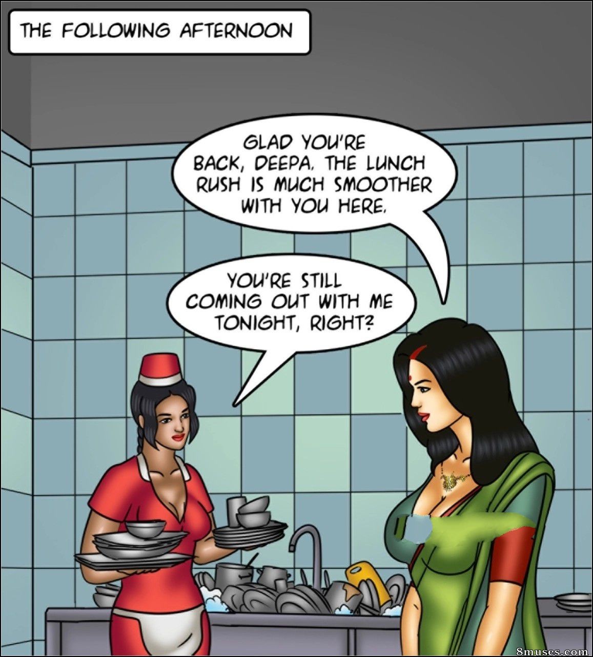 Kirtu.com Comics - Savita Bhabhi - Episode 149 - On the Rebound - Page 55