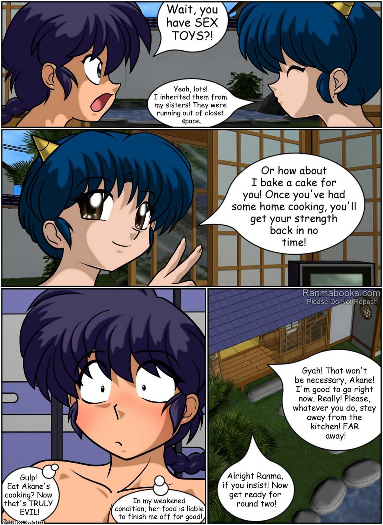 Ranma Books Comics - Demonios pequeños y horny - Página 18