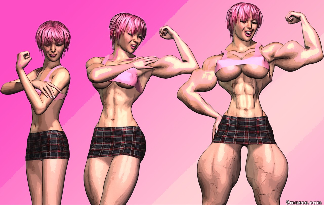 Mighty Female Muscle Comix - Too Big For Her Own Good - Page 19