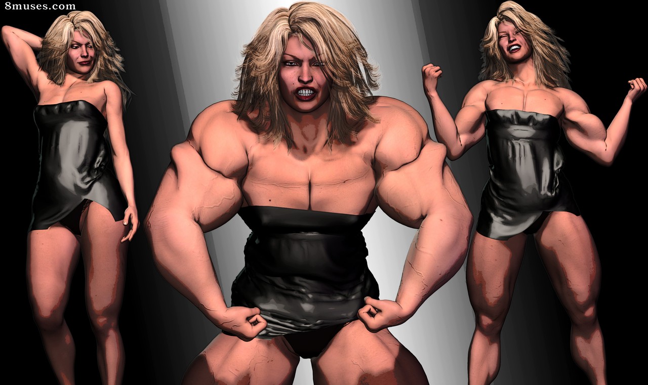 Mighty Female Muscle Comix - Too Big For Her Own Good - Page 17