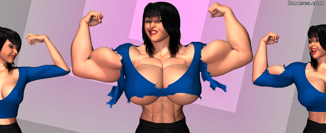 Mighty Female Muscle Comix - Too Big For Her Own Good - Page 20
