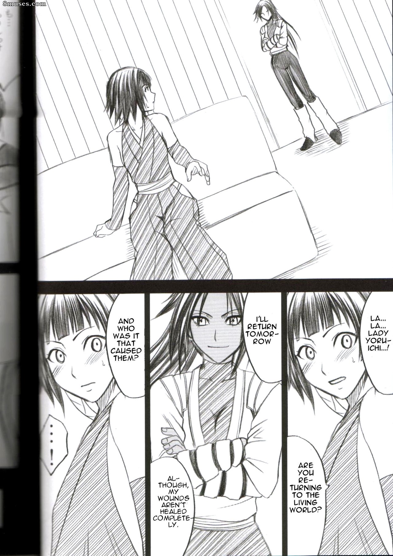 Crimson Hentai - Doujinshi Bleach - Amour brun - Page 9