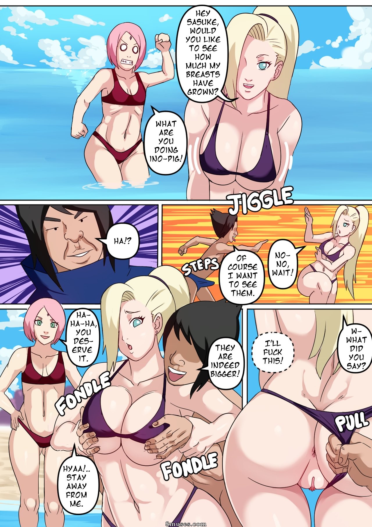 Pink Pawg - Tsunade & Ino Double Trouble - Page 16