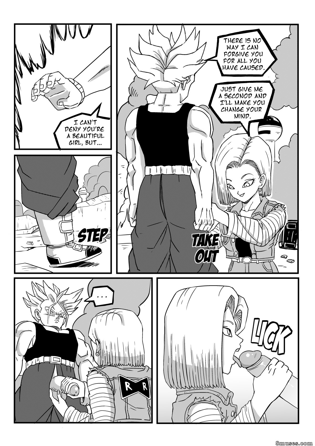 Android 18 stays in the future