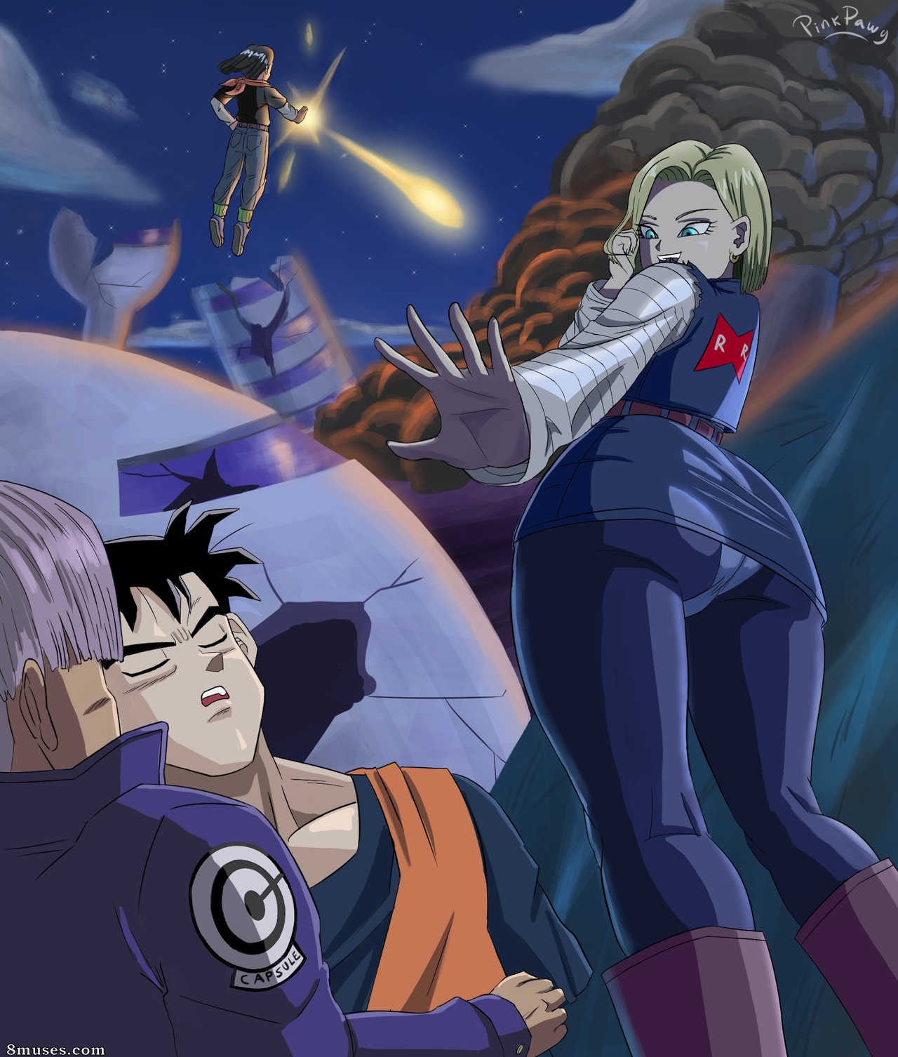 Pawg rosa - Android 18 fica no futuro - Página 14
