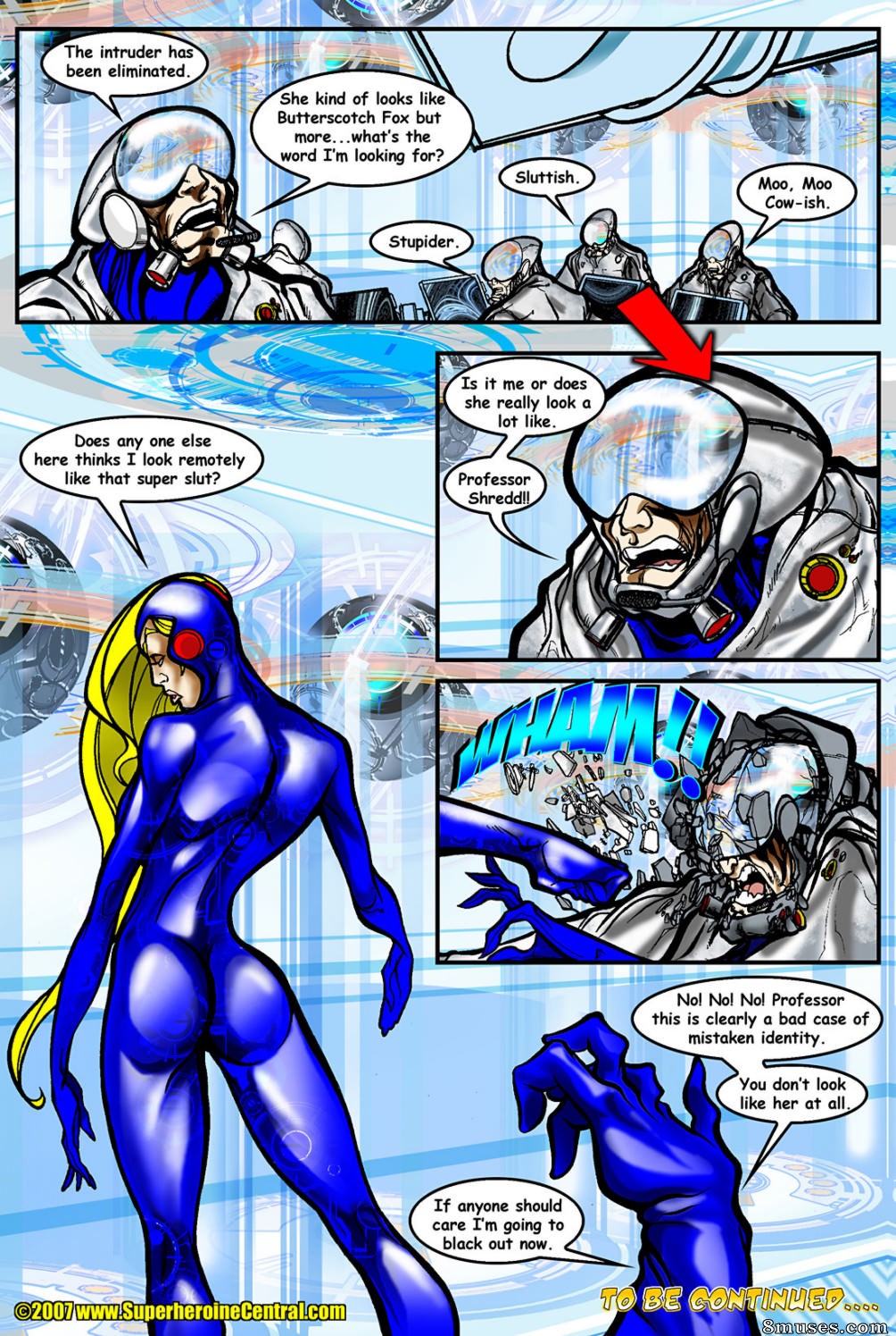 Superheroine Central Comics - Butterscotch Cow - Pas de douleur, pas de gain - Page 8