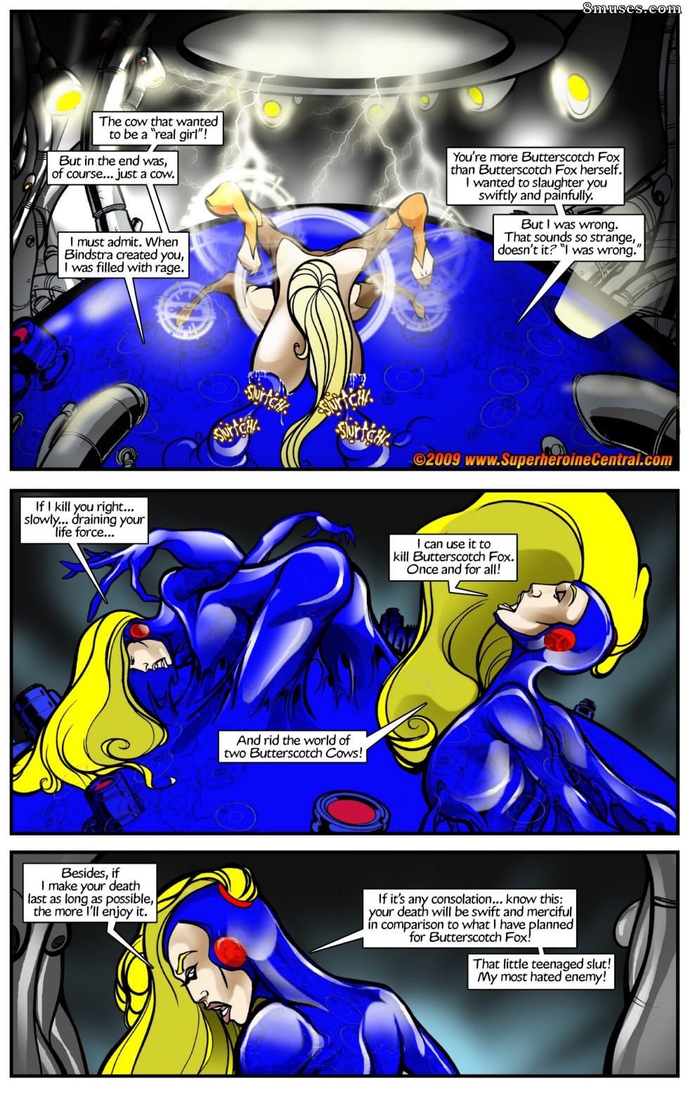 Superheroine Central Comics - Vaca caramelo - Sem dor, sem ganho - Página 17