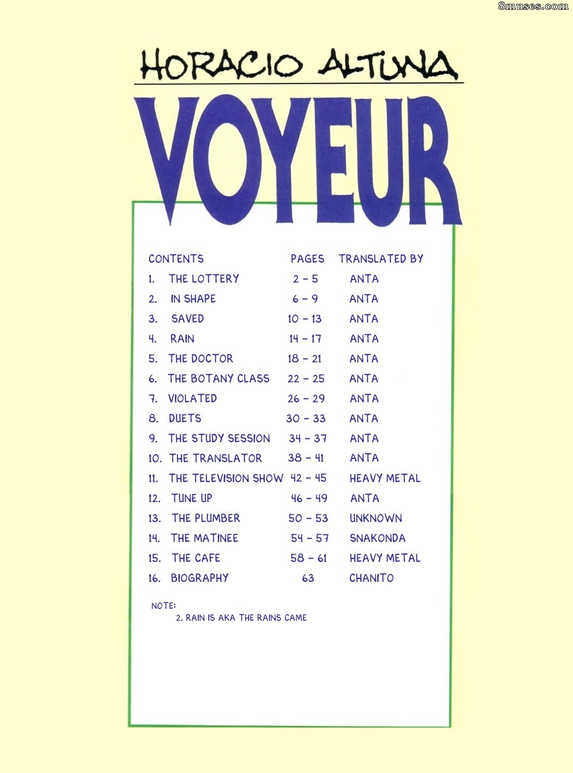 Voyeur - Vol 2 - Ing - Página 2