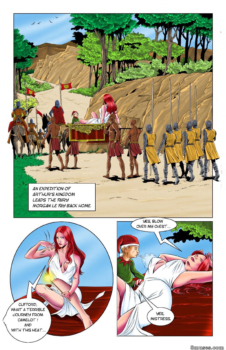 Giantess Club Comics - Morgan Le Fay - Página 3