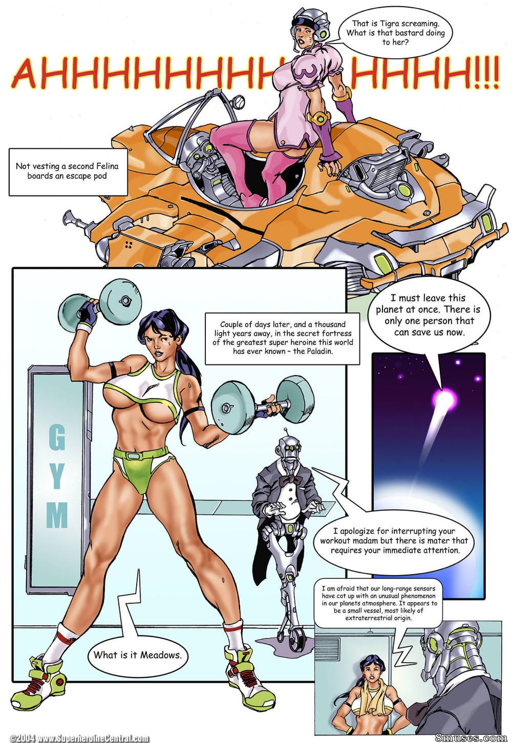Superheroine Central Comics - Paladin - Épreuves de douleur - Page 5