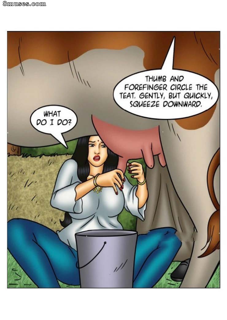 Kirtu.com Comics - Savita Bhabhi - Episode 144 - Milking it - Page 56